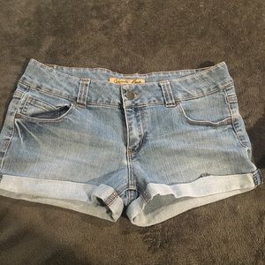 Denim shorts